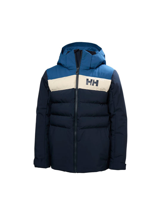 Kurtka narciarska dziecięca HELLY HANSEN JR CYCLONE JACKET granatowa
