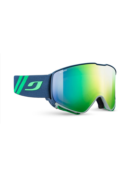 Gogle narciarskie JULBO QUICKSHIFT niebiesko zielone fotochrom Cat 1-3 hi-contrast - TU - Adventure Sports
