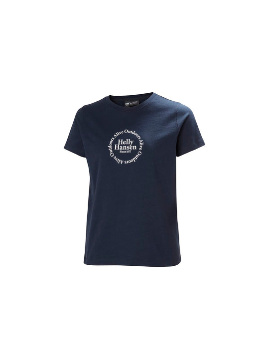 Koszulka HELLY HANSEN W CORE GRAPHIC T-SHI granatowy - Adventure Sports
