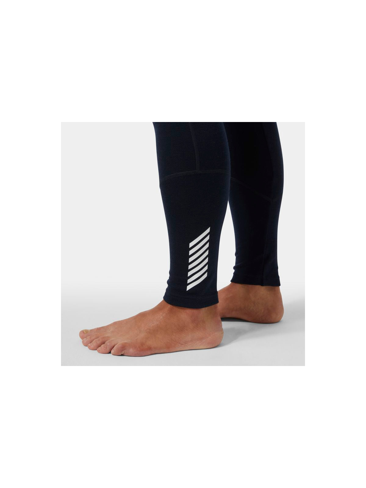 Legginsy damskie HELLY HANSEN W Lifa Merino Midweight Pant kolor granatowy