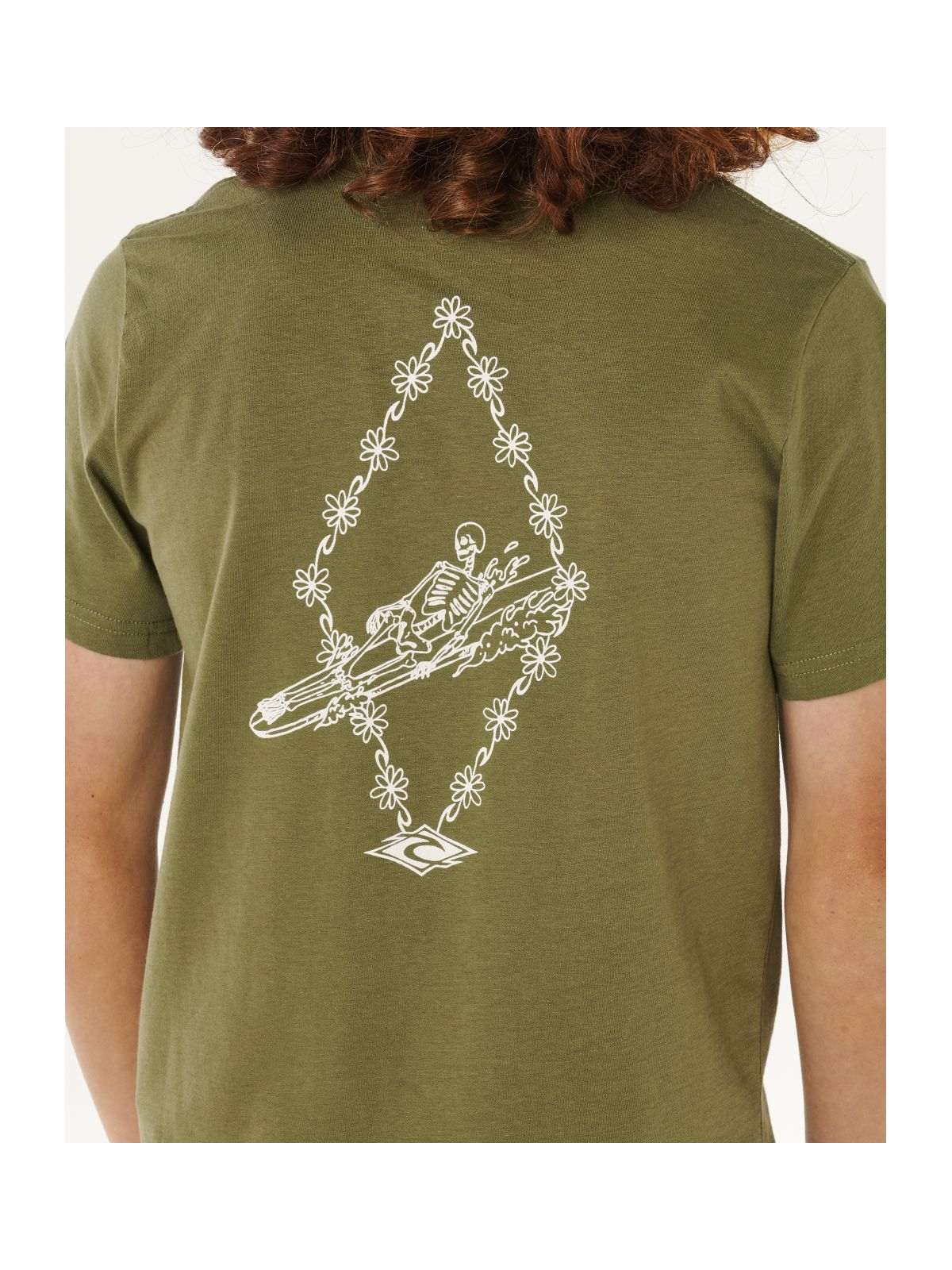 Koszulka chłopięca RIP CURL Eternal Shred Art Tee-Boy zielona