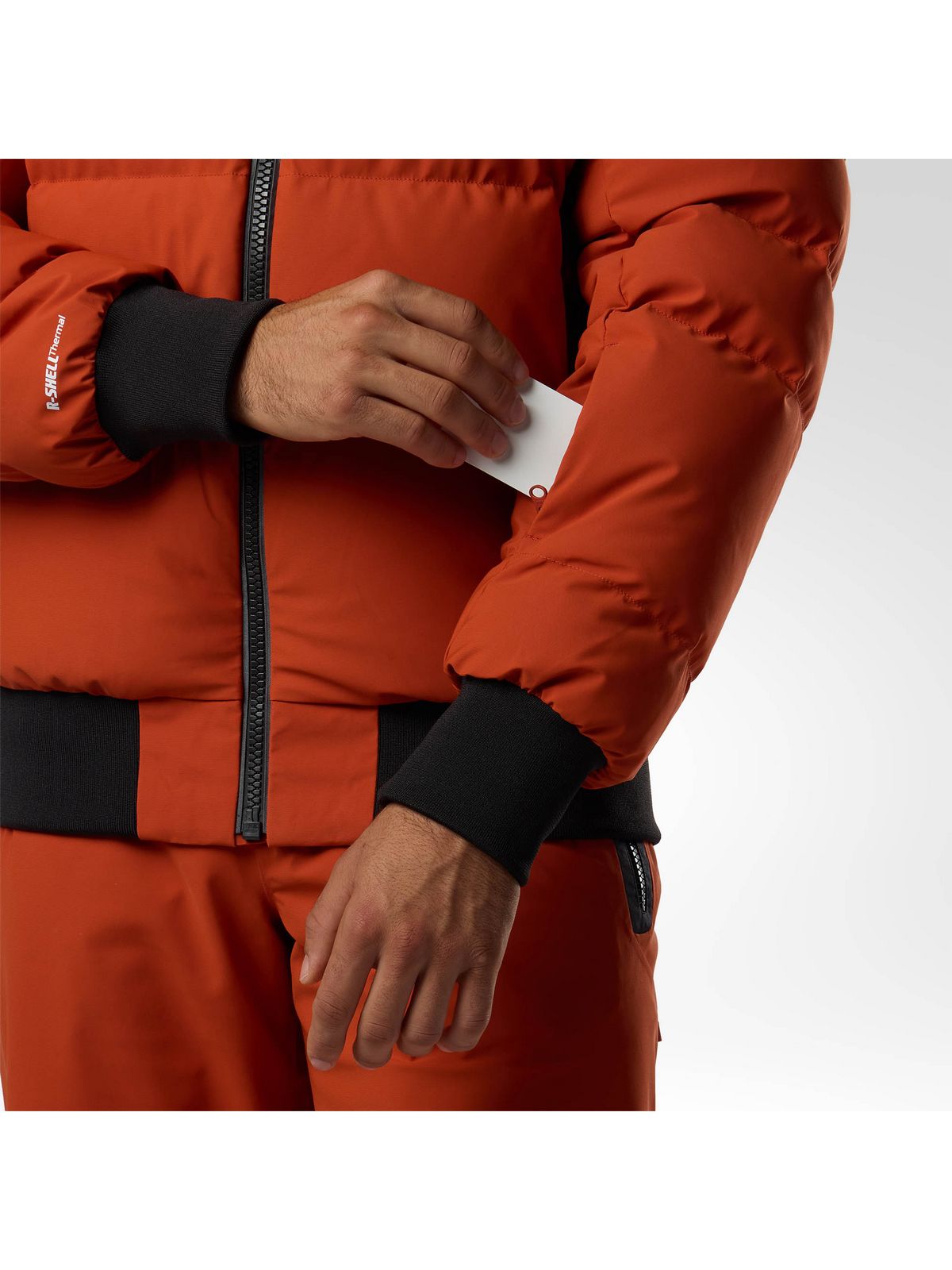 Kurtka narciarska męska ROSSIGNOL M Snowblaze Down Bomber Jacket brązowa