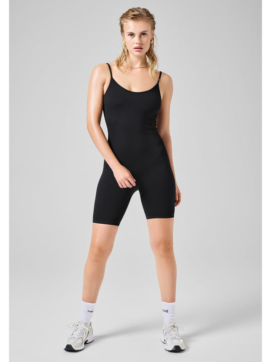 Kombinezon bezszwowy damski CASALL Seamless Power Bodysuit czarny - Adventure Sports
