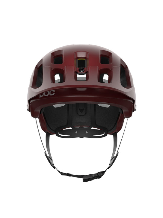 Kask rowerowy POC TECTAL RACE MIPS - bordowo biały - Adventure Sports

