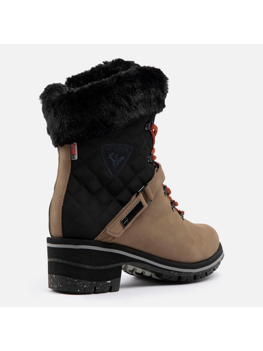 Buty skórzane damskie Rossignol 1907 Megeve Nabuk 2.0 brązowe - sportowe - Adventure Sports
