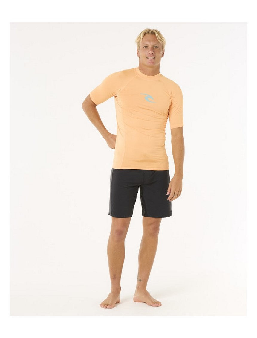 Lycra męska RIP CURL Waves Upf Perf S/S pomarańczowa