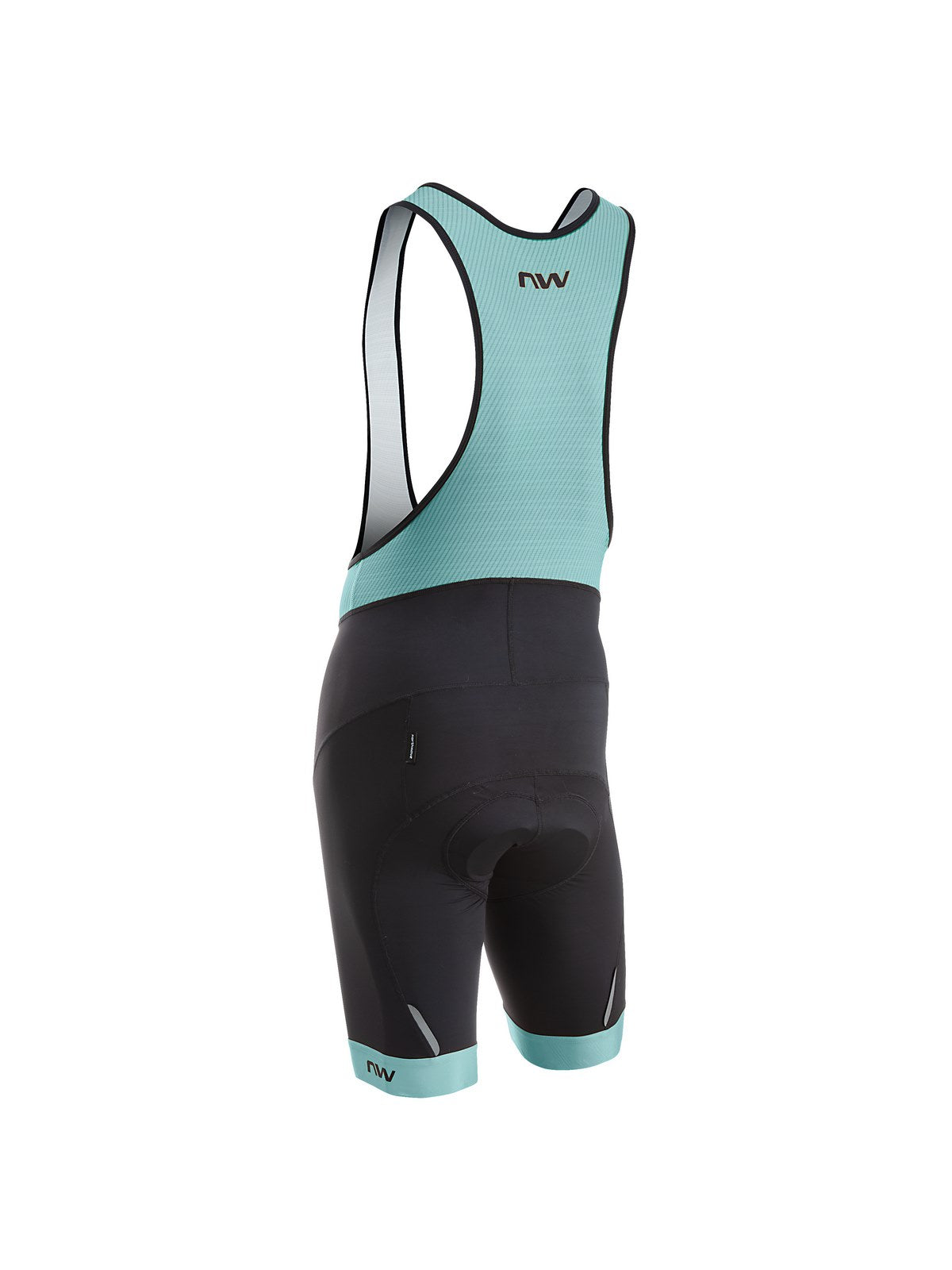 Spodenki rowerowe NORTHWAVE Force Evo Bibshort czarno niebieski - Adventure Sports