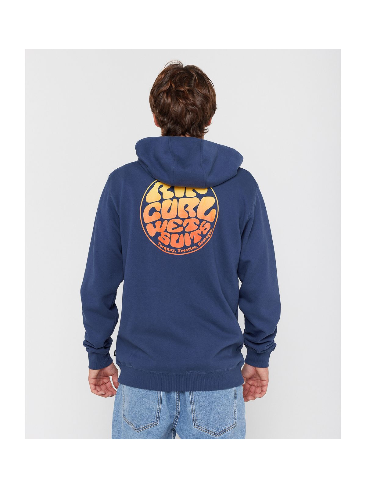 Bluza RIP CURL WETTIE PASSAGE ICON ZIP THRU granatowa