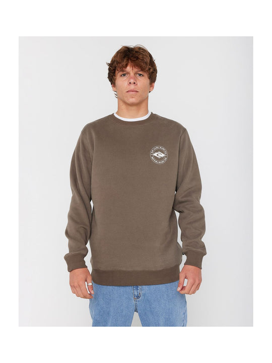 Bluza RIP CURL STAPLE CREW brązowa
