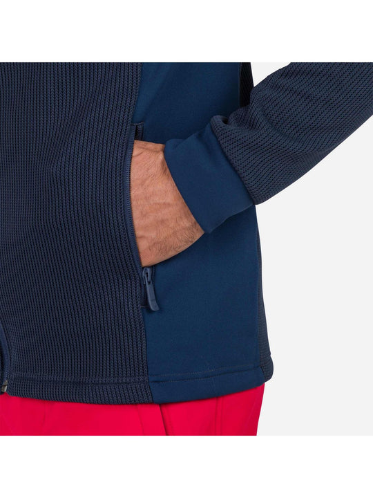 Bluza męska ROSSIGNOL Cieloalto Fleece Fz granatowy
