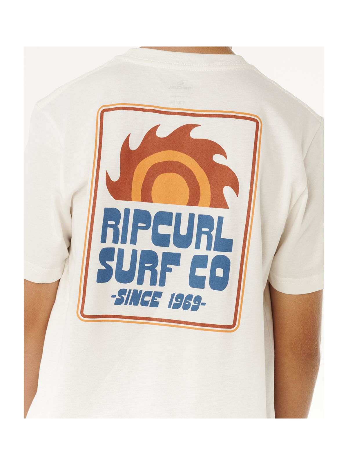 Koszulka chłopięca RIP CURL Pacific Rinse Sunrise Tee-Boy biała