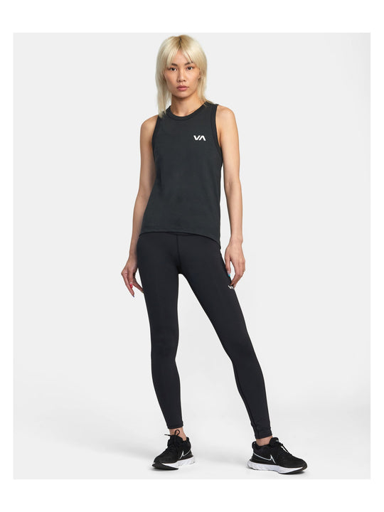 Top sportowy damski RVCA Va Muscle czarny
