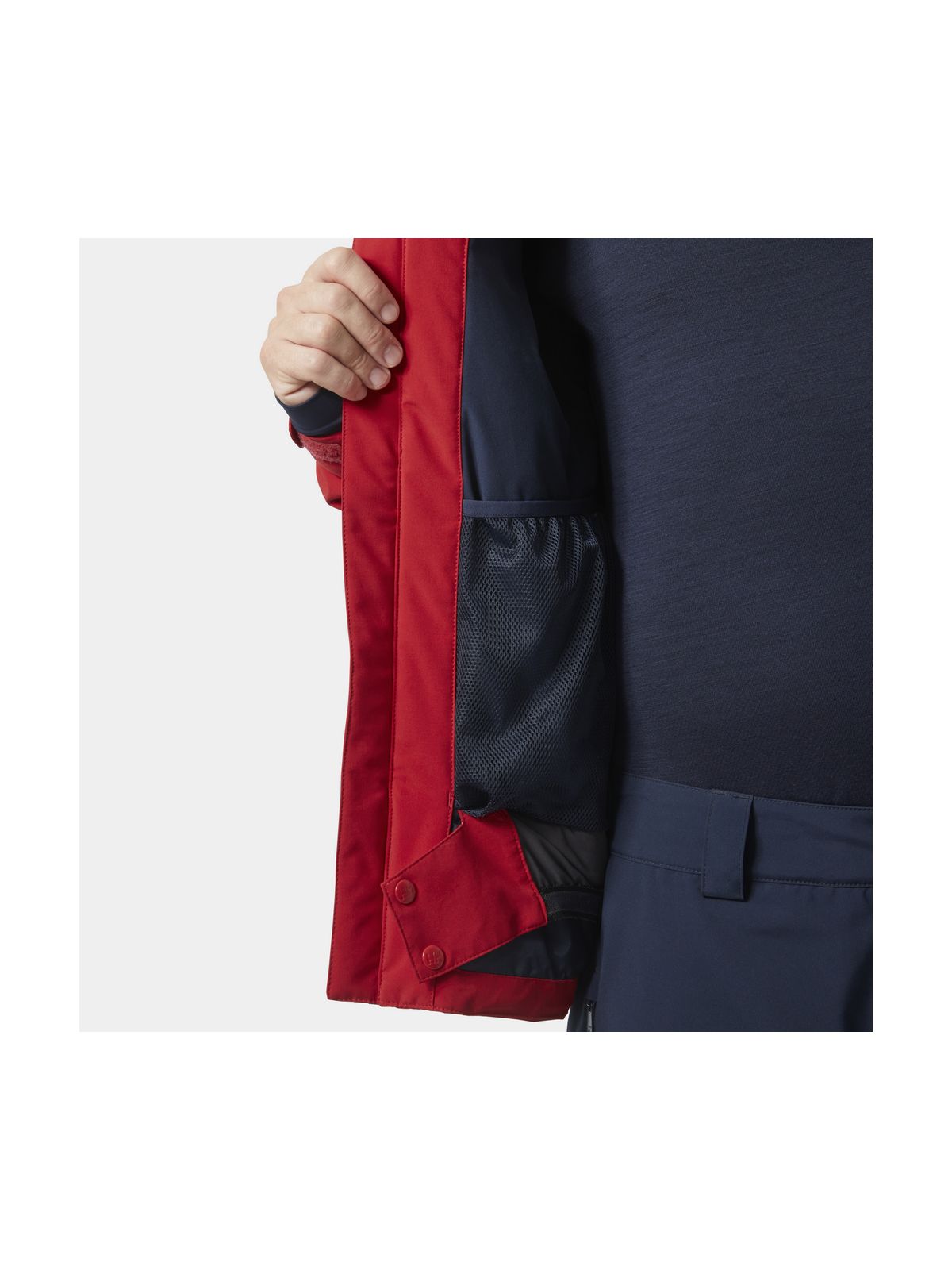 Kurtka narciarska męska HELLY HANSEN ALPHA 4.0 JACKET czerwona