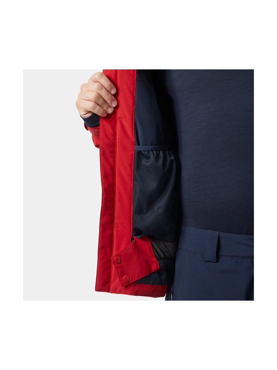 Kurtka narciarska męska HELLY HANSEN ALPHA 4.0 JACKET czerwona
