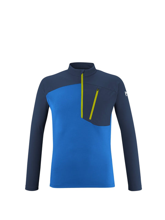 Koszulka MILLET M Morpho Zip Ls niebieski - Adventure Sports
