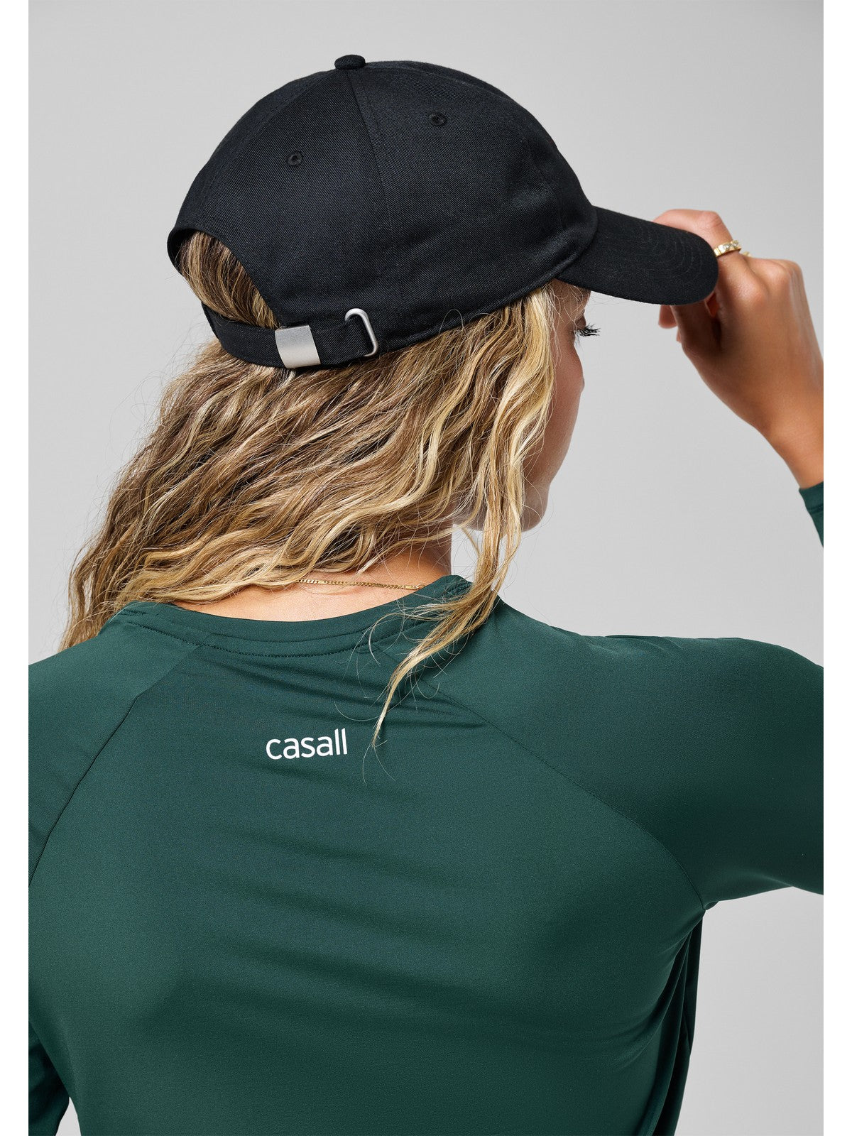 Czapka z daszkiem CASALL Casual Logo Cap kolor czarny
