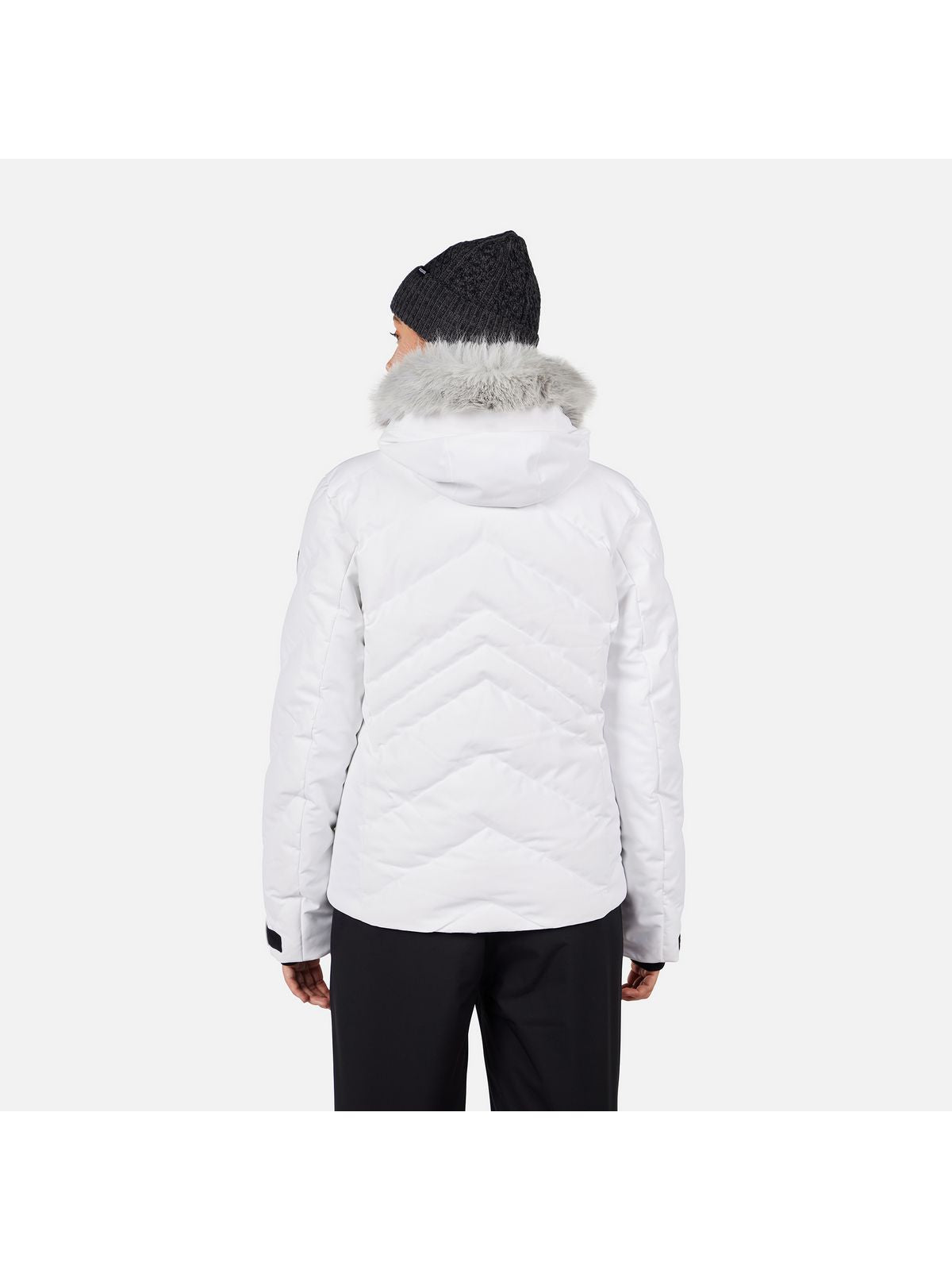 Kurtka narciarska damska ROSSIGNOL W STACI INSULATED JKT biała