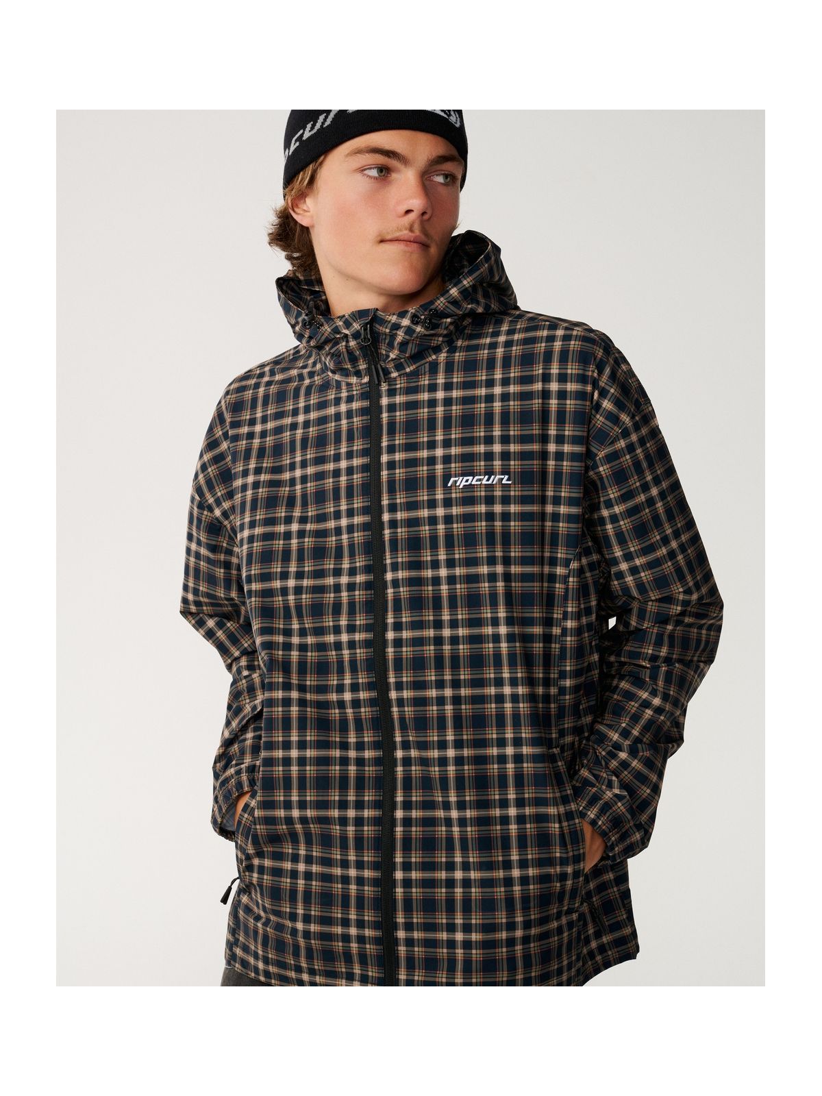 Kurtka męska RIP CURL Archive Dwr Plaid Jacket granatowa