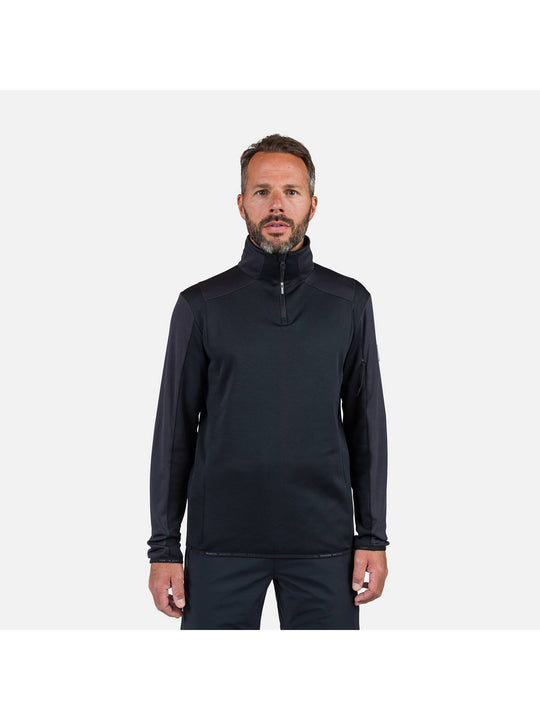 Męska buza sportowa Rossignol Diretta Fleece Hz czarna - Bluza - Adventure Sports
