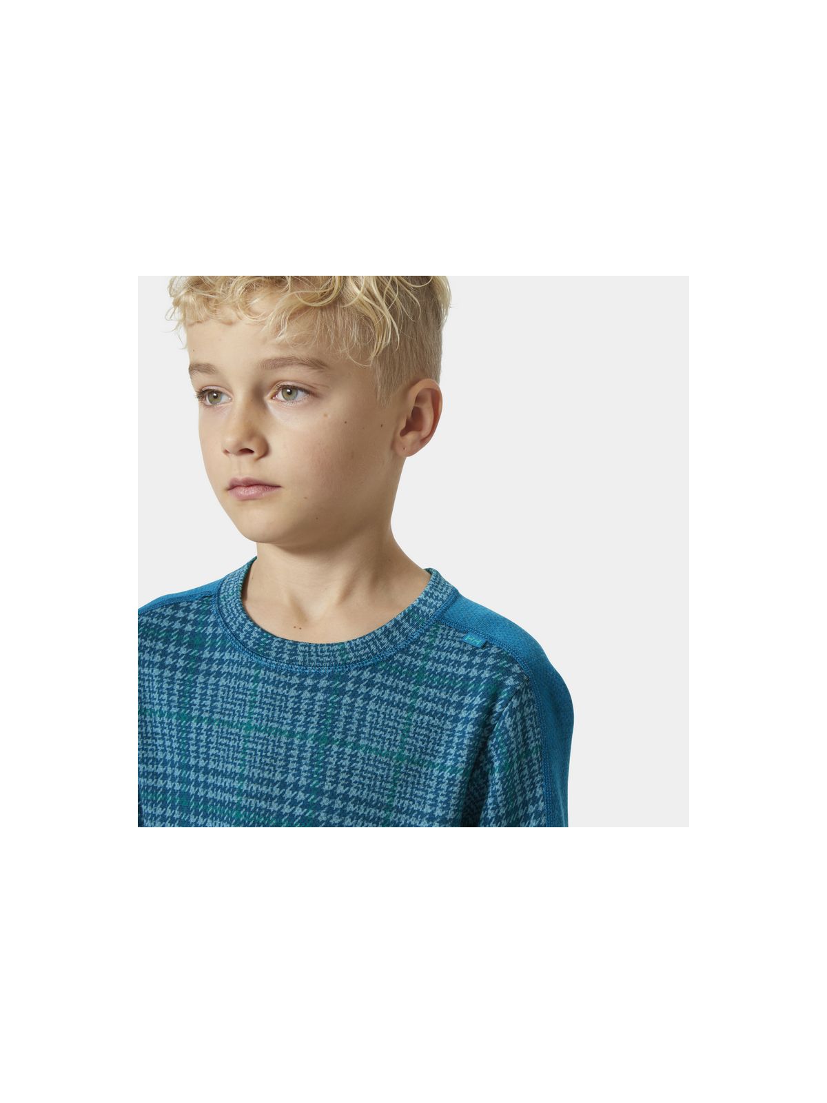 Bielizna dziecięca HELLY HANSEN Jr Graphic Lifa Merino Set kolor niebieski