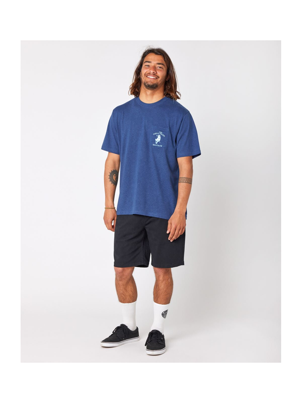 Koszulka RIP CURL Shaper Emb Tee granatowy - Adventure Sports