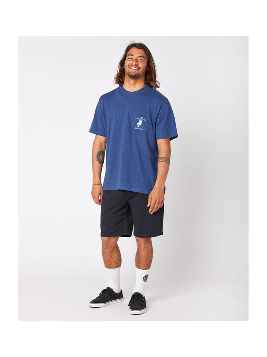 Koszulka RIP CURL Shaper Emb Tee granatowy - Adventure Sports
