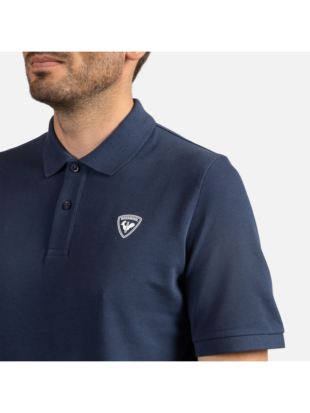 Męska koszulka polo ROSSIGNOL Traye Polo granatowy - Koszulka - Adventure Sports
