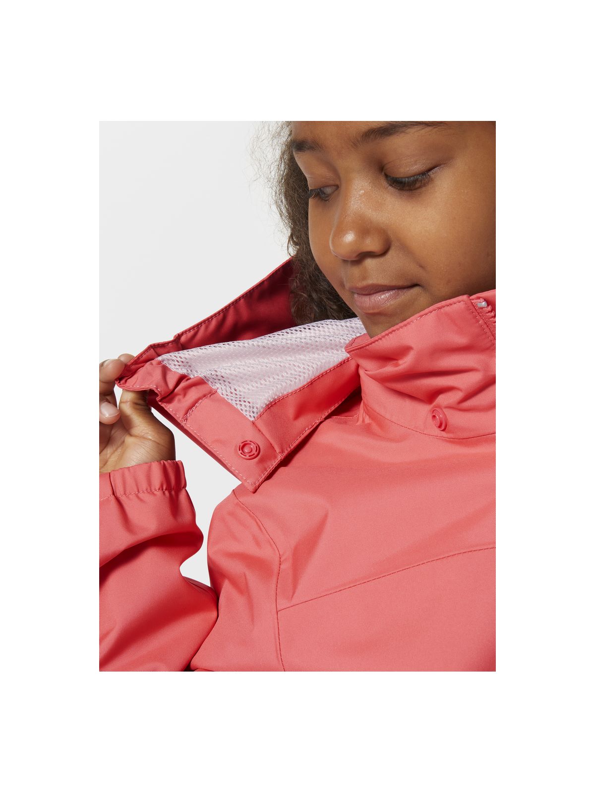 Kurtka żeglarska dziewczęca HELLY HANSEN Jr Crew Hooded Jacket różowy - Adventure Sports