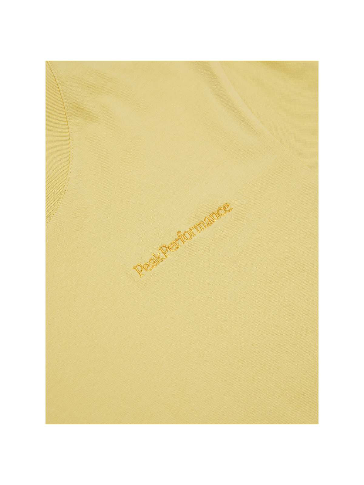 Koszulka PEAK PERFORMANCE Original Small Logo Tee Women żółty - Adventure Sports