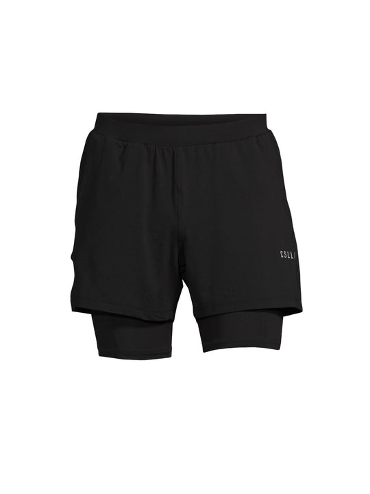 Szorty męskie CASALL M Double Layer Shorts kolor czarny
