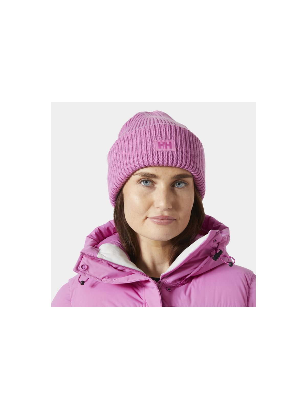 Czapka HELLY HANSEN Hh Rib Beanie kolor różowy