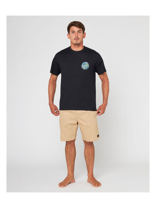 Koszulka RIP CURL Ripcurl X Ba Bapt Wetty Tee czarny - Adventure Sports
