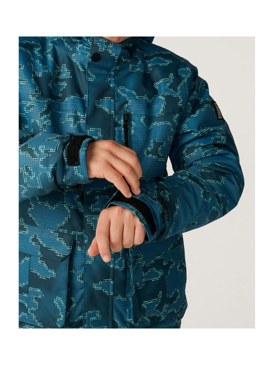 Kurtka juniorska RIP CURL S-Series snake10K Jkt Kids niebieska
