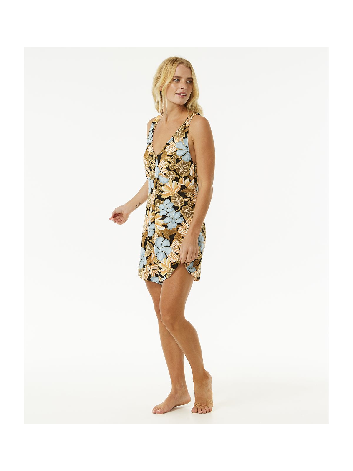 Kombinezon RIP CURL Follow The Sun Romper czarny - Sukienka - Adventure Sports