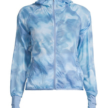 Kurtka damska CASALL Breeze Printed Running Jacket kolor granatowy
