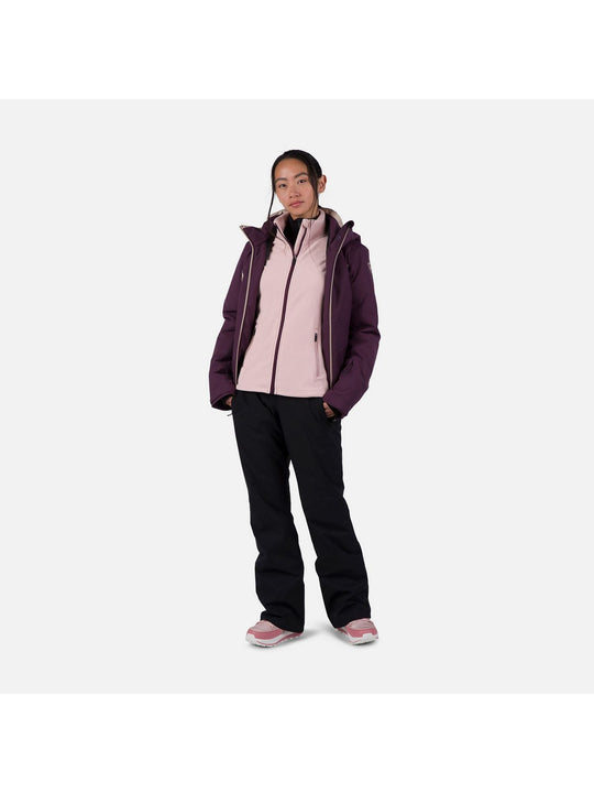 Bluza damska Rossignol W Strawpile Fleece Fz różowy - Adventure Sports
