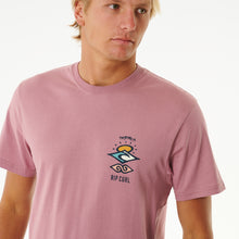 T-Shirt RIP CURL Search Icon Tee różowy - Koszulka - Adventure Sports
