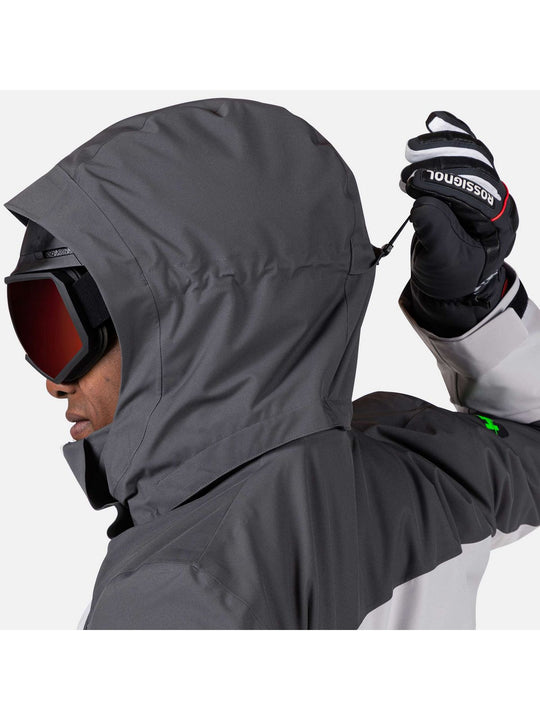 Kurtka narciarska męska ROSSIGNOL Hero Velika Insulated Jkt szara
