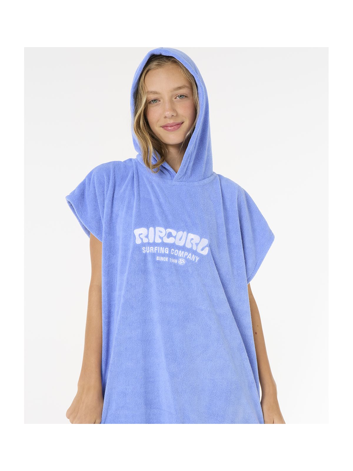 Ponczo RIP CURL Classic Surf Hooded Towel-Girl niebieski
