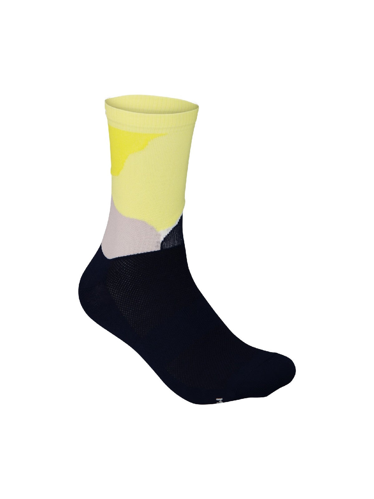 Skarpety Rowerowe POC ESSENTIAL PRINT żółty | czarny - Adventure Sports