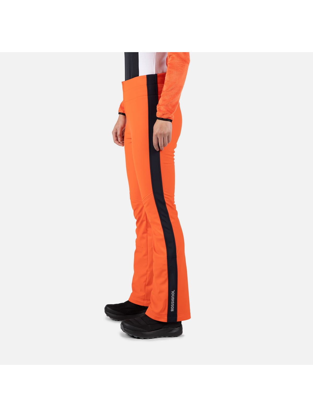 Spodnie narciarskie damskie Rossignol W Resort Softshell Pant pomarańczowe - Adventure Sports