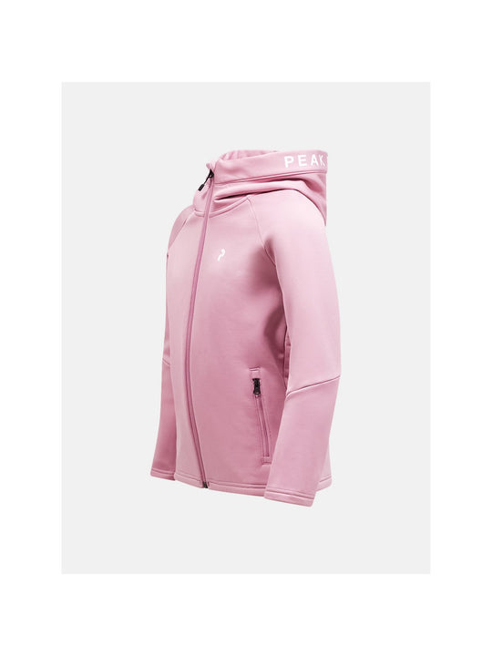 Bluza Peak Performance Jr Rider Zip Hood jasny róż - Adventure Sports
