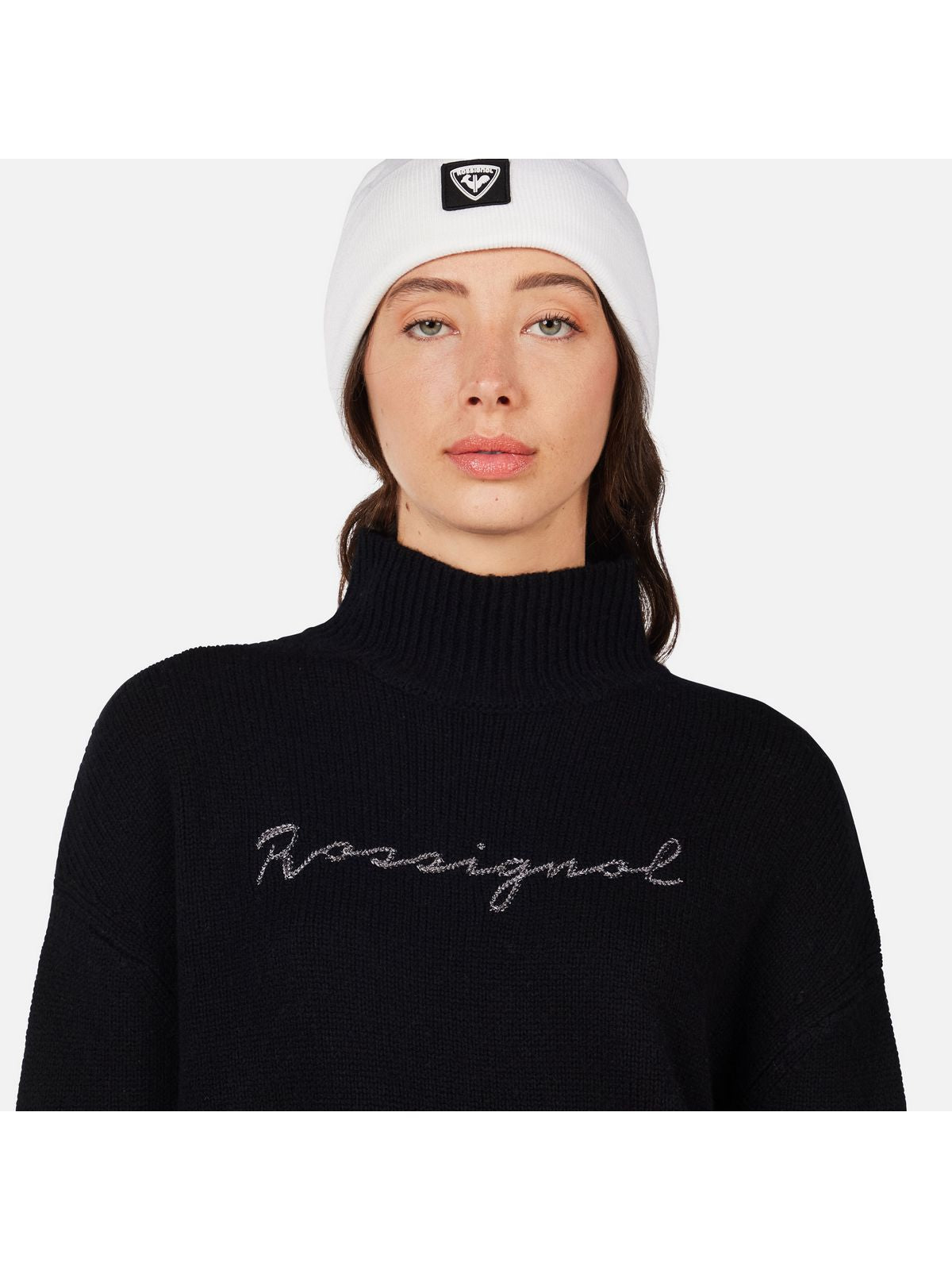 Sweter damski ROSSIGNOL W SIGNATURE SWEATER czarny