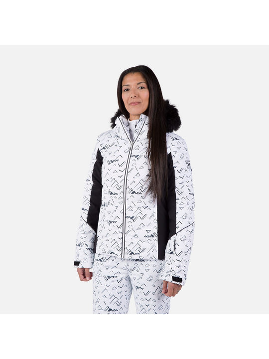 Kurtka na narty damska Rossignol W Staci Pr Puffy Jkt biały - narciarska - Adventure Sports
