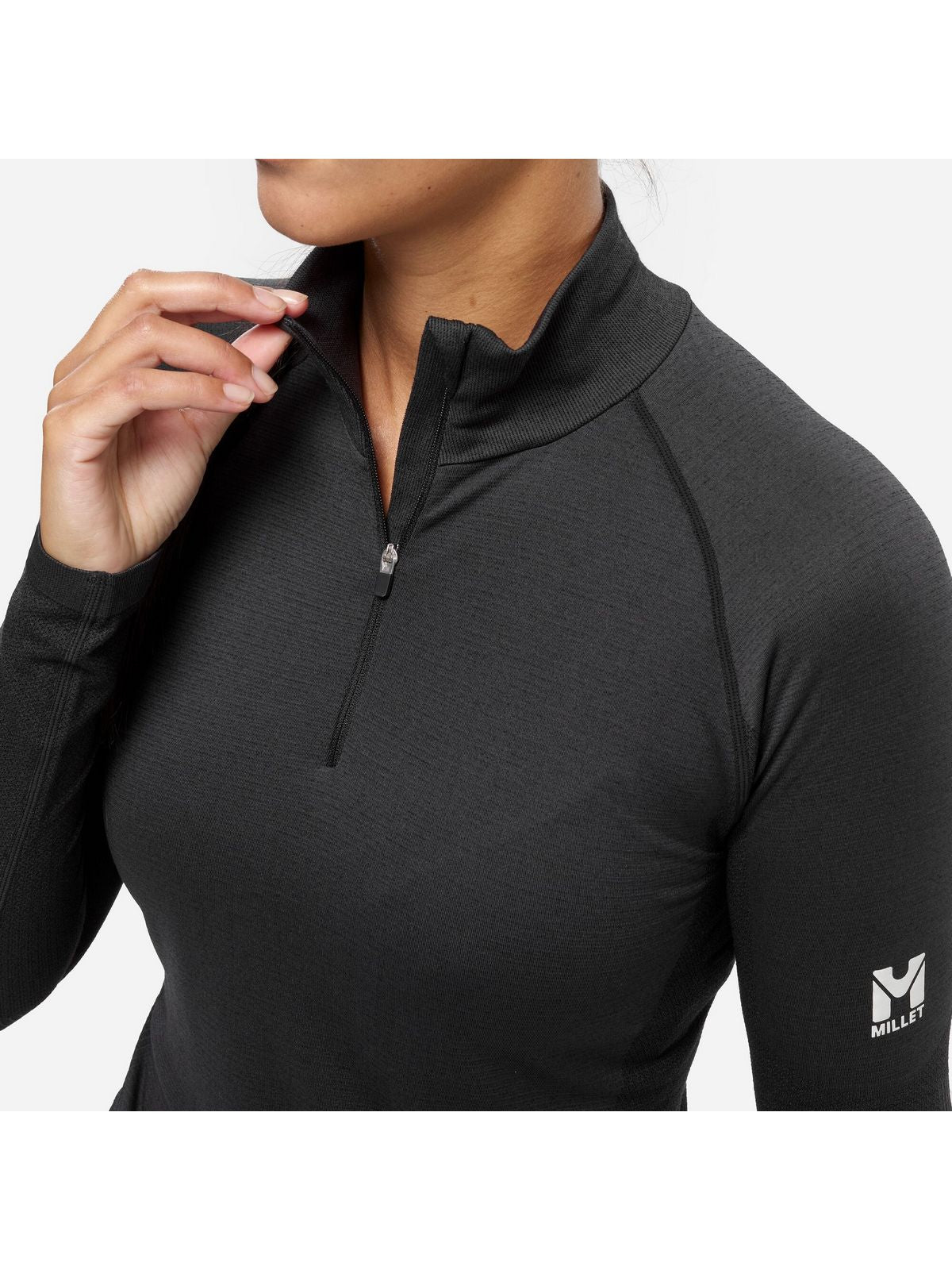 Bielizna damska MILLET Drynamic Soft Ls 1/2 Zip W czarna