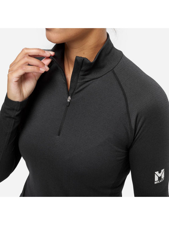Bielizna damska MILLET Drynamic Soft Ls 1/2 Zip W czarna
