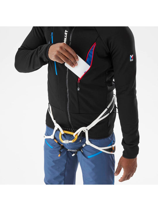 Kurtka męska polarowa MILLET M Tri Icon Power Jkt czarny - Adventure Sports

