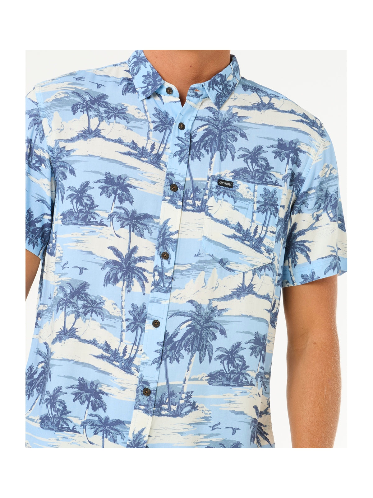 Koszula męska RIP CURL Dreamer Barrel Killa S/S Shirt palmy