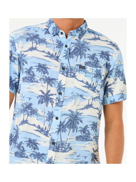 Koszula męska RIP CURL Dreamer Barrel Killa S/S Shirt palmy

