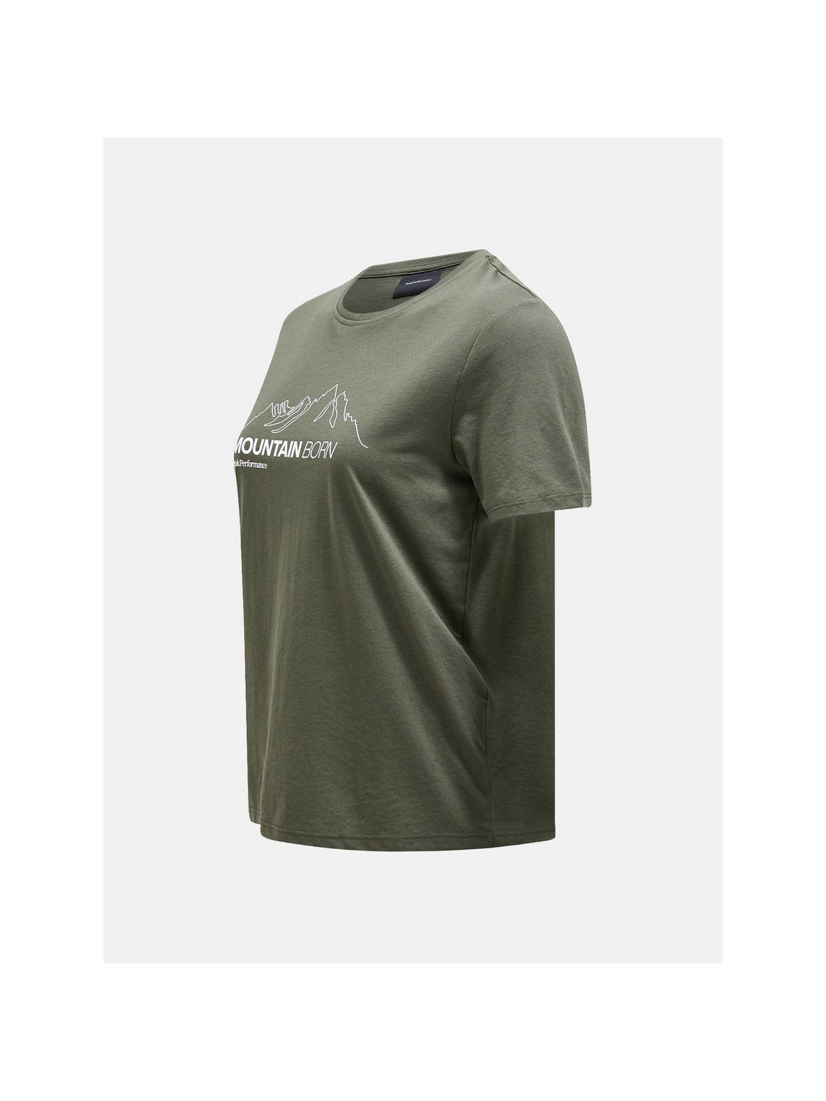 Koszulka Peak Performance W Explore Graphic Tee zielony - Adventure Sports